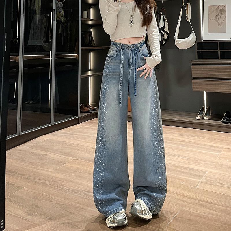 Starry Sky High Waist Wide-Leg Jeans XXL