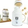 Fucheng Large Capacity Portable Thermos for Hot & Cold Drinks, White/Orange/Green Glass