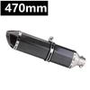 Hexagonal Stainless Steel Motorcycle Muffler for 51mm Exhaust - Easy Non-Destructive Installation