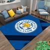 Tappeto con Logo Volpe Leicester City - Blu Decorazione Camera da Letto Club di Calcio Adatto per l'uso come antiscivolo per soggiorno camera da letto divani