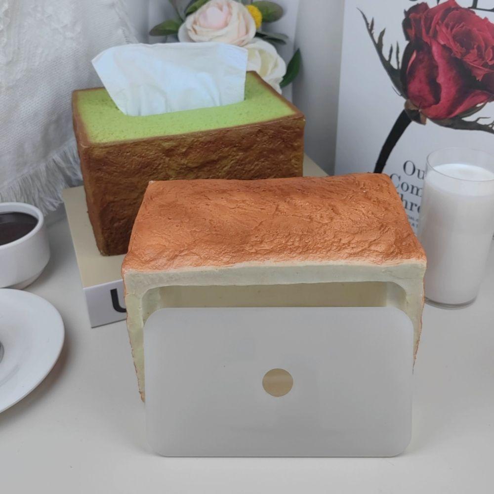 Simulation Toast Tissue Box High Value Personality Internet Celebrity Carton Living Room Restaurant Creative Daily Necessities