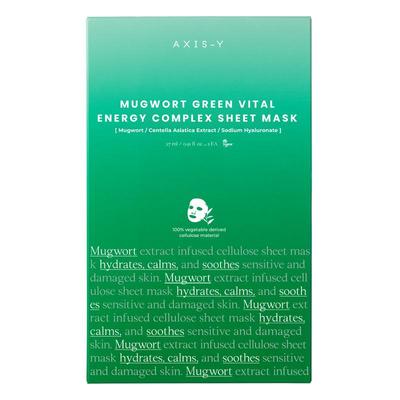 Masque en tissu Mugwort Green Vital Energy Complex 27ml*5EA