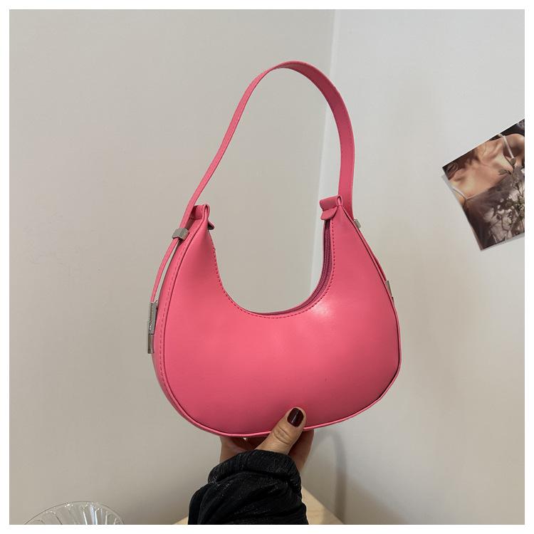 

Трендовая французская сумка через плечо 2024 года: Универсальная, высококачественная мода для женщин роза розовый