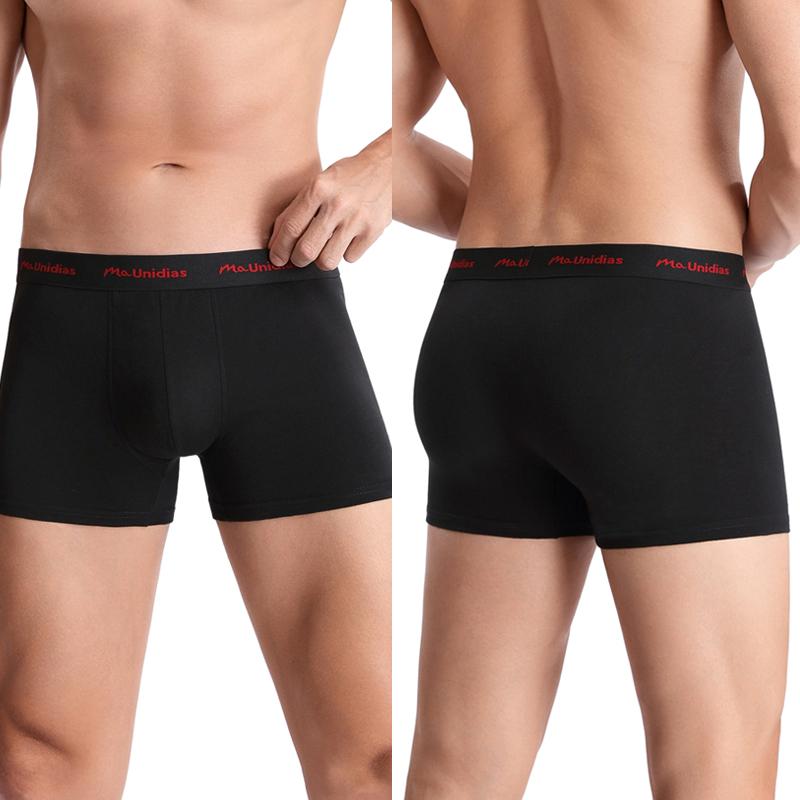 6pcs Boxers Sous-vêtements Homme Coton Slips Homme Sexy Lettre Bande Élastique Sous-vêtements Pour Homme Caleçons