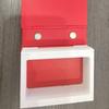 Cornice Portafoto Pieghevole in Plastica Design con Cerniera Quadrata Album Fotografico Magnetico Mini Organizer Semplice per Foto Decorazione per la Casa