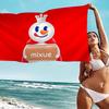 Cute M-Mixues Ice Cream & Tea Logo Big Microfiber Beach Towels Quick Dry Towel Sand Beach Towels Pool Towel for Travel Yoga
