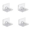 4Pcs Window Lock Childproof Security Stoppers Easy Installation Sturdy ABS Materials for Sliding Casement Window