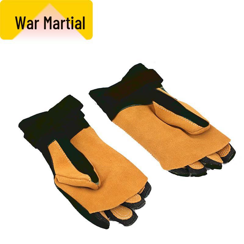 Zhanwu Heavy-Duty Cowhide Rappelling Gloves