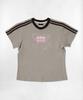 Nasyujeueol Liquid Ribbon Semi-Crop Short Sleeve T-Shirt 6 Colors