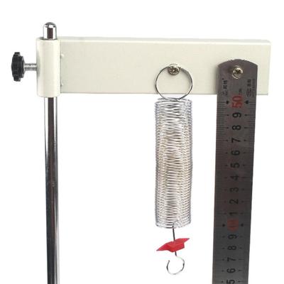 Hooke's Law Apparatus with Millimeter Marked Ruler Compact Teaching Tool for Senior High School Elastic Force Learning Students