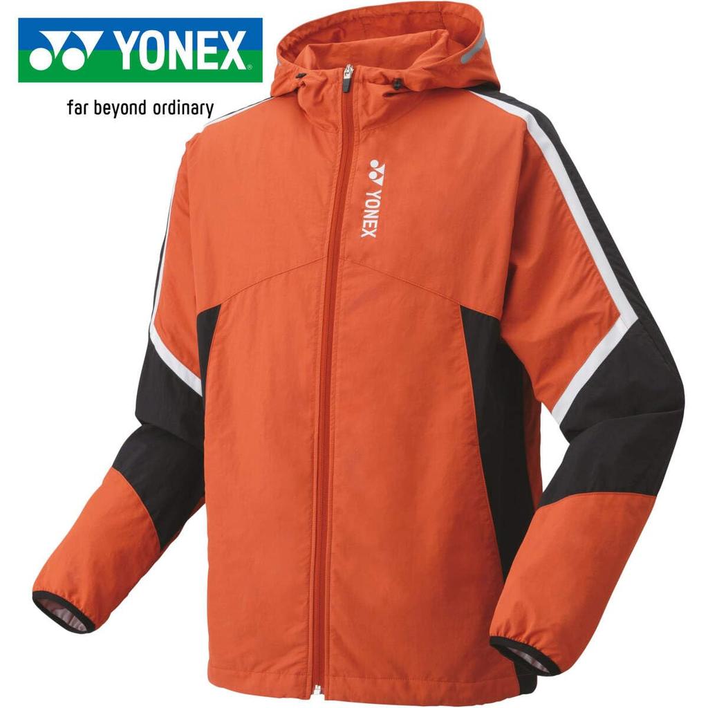 Yonex Wind Warmer Hoodie 70098 Orange Brown Uni-Lined (555)