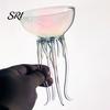 Bar Party Glassware Octopus Tentacle Wine Goblets, Jellyfish Shape Cocktail Glass, Artistic Stemware for Beverage Drinking Glasses Wine, Cool