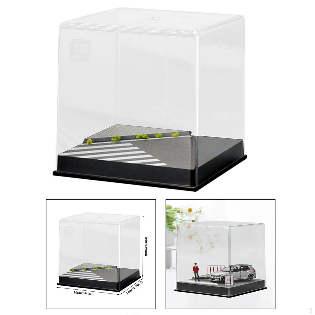 1/64 Acrylic Display Case, Transparent Storage Organizer for Figures And Memorabilia