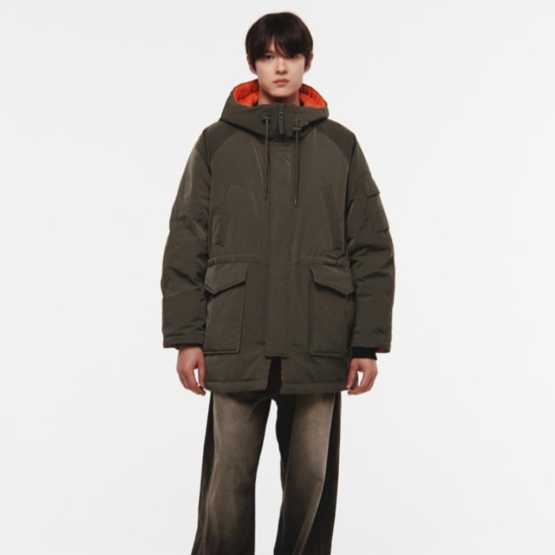 KANGOL Retrocore N3b Daunenparka Dunkelkhaki 9582