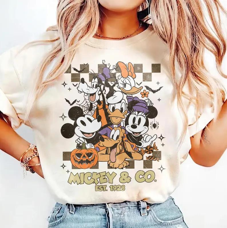 Halloweentown Mickey And Friends TShirt Unisex