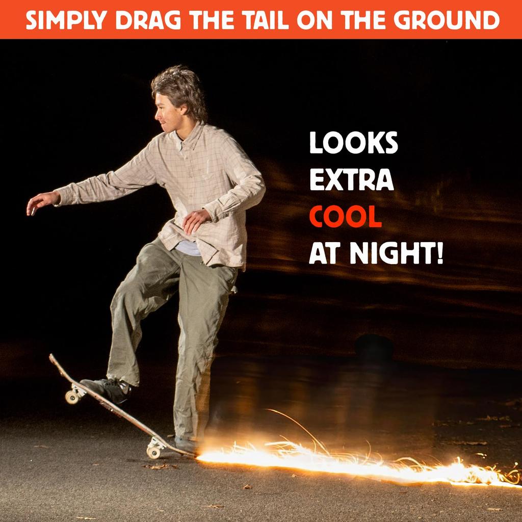 TAIL DEVIL Skateboard Tail Parts (Red)