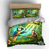 Jungle Friends Three-Piece Set Exquisite Three-Piece Bedding Set Gift For Kids And Adults