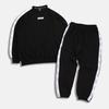Eogeulo [Set Item] Logo Tape Sweatshirt Tracksuit Set Black
