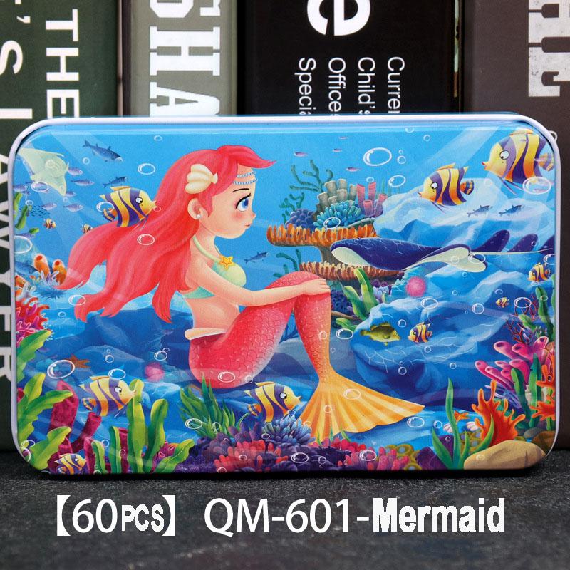 60pcs Wooden Jigsaw Puzzles 3D Cartoon Mermaid/Snow White/Cinderella/Princess/Helicopter/Hot Air Balloon Puzzles for Baby  Kids