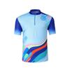 Unisex Badminton Sport Shirt Quick-Dry Breathable Mesh Half-Zip Top Tennis Volleyball Running