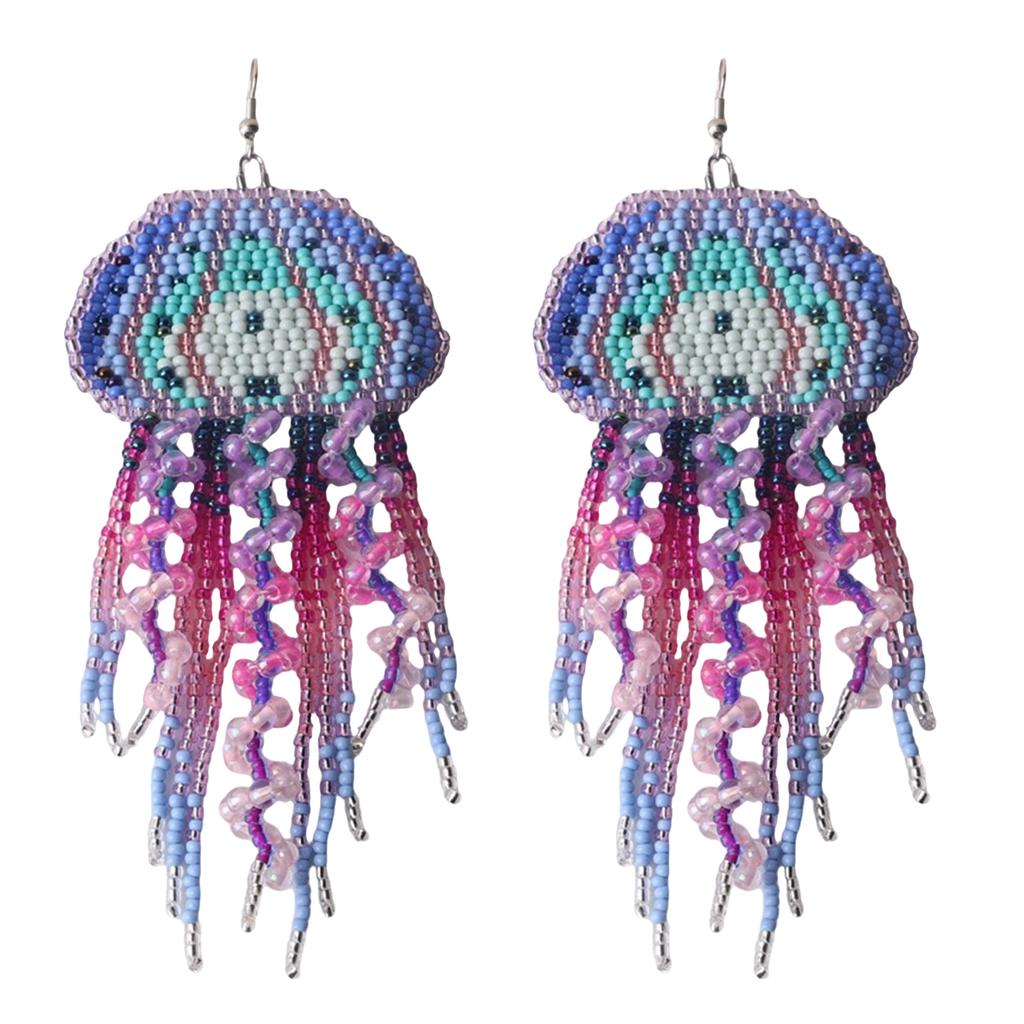 Unique Bohemian Tassels Earrings Featuring Handmade Beads Fashion Ear Jewelry Perfect for Festivals and Parties