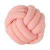 Pute Manuell Flettet Knute 22cm Rund Kuleform Sherpa Elastisk Soveselskap Sofa Dekorasjon Pyntepute Fotograferingspute