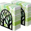 Tree-Shaped Black Iron Freestanding Modern Napkin Holder for Dining Table