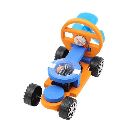 DIY Assembly Electric Racing Car Science Experiment Model Educational Kids Toy