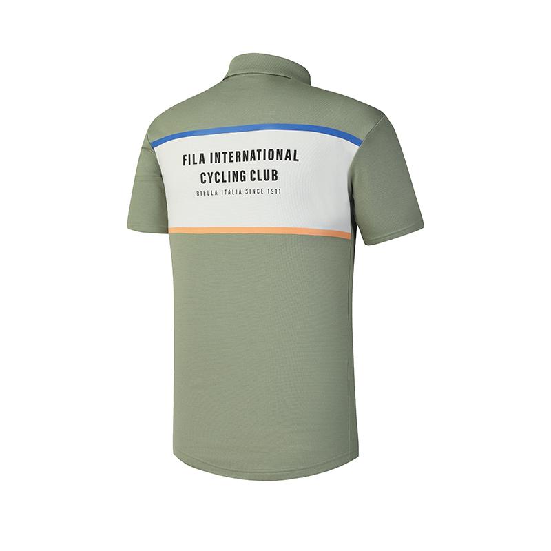 New FILA ATHLETICS SPORTCYCLING Polo Shirt Men's Misty Turquoise A11M518103F-KK