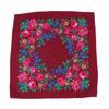 Women Flower Head Scarf Easy Care Wrinkle Resistant Polyester Wrap For Outdoor Activity Daily Fashion