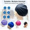Soft Waterproof Swim Cap Elastic Snorkeling Cap Silicone Swim Headgear  Protecting Hair