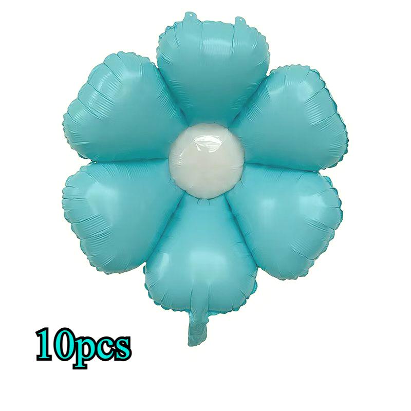 

10pcs Flower Balloons Pink Rose Red Purple Flower Balloon Birthday Party Wedding Decorations 16INCH