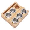 Porta-riempimento capsule caffè Tazza riutilizzabile per capsule caffè con coperchio adesivo in foglio di alluminio Carta filtro