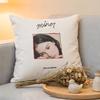 Cushion Cover  Linen  SkinFriendly Soft Decorative Case For Sofa Home Decor Singer GGracie Abrams Pillow Cover