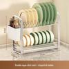 ZISIZ Stainless Steel Double-Layer Dish Rack