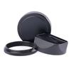 For Fujifilm X100V X100VI Square Camera Lens Hood Metal Screw-in Lens Hood Lens Cap Replaces Photography Accessories