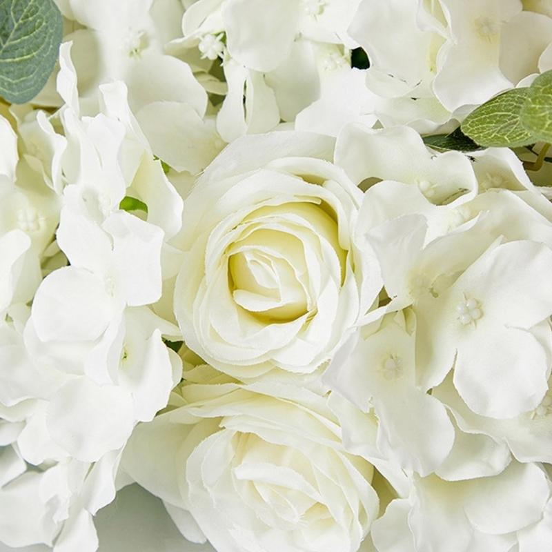 Artificial Flower Arrangement Bouquets, Artificial Flower Centerpieces Decoration for Wedding, Birthday, Valentines Day