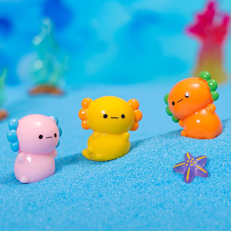 Micro Landscape Ornaments, Cute Hexagonal Dragons, Home Desktop Resin Craft Decorative Small Ornaments Accessories