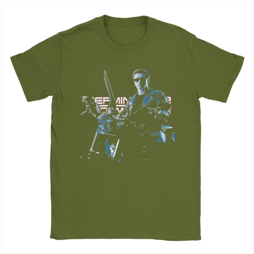 Movie Terminators T Shirt Men's  Pure Cotton Casual T-Shirts O Neck  Tee Shirt Short Sleeve Tops Gift Idea
