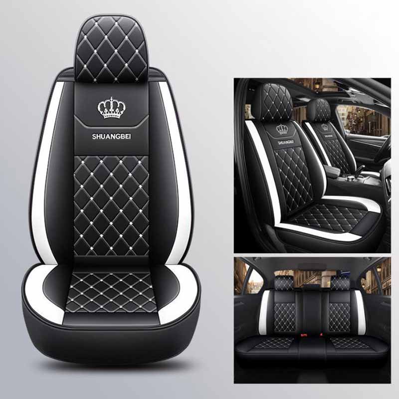 Autokissen PU-Leder-Sitzbezug Fünfsitzer-Auto Vierjahreszeiten-Universal-Vollpaket-Sitzbezug von guter Qualität