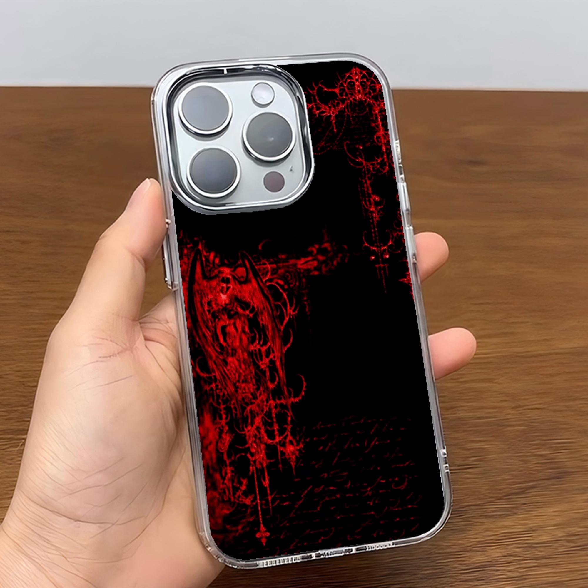 

Готичний Кібер Сигіл Хрест Чохол для Телефону Для iPhone 17 16e 16 15 14 13 12 11 mini Pro Max X XSMAX 8 7 Air Plus Прозорий М який Чохол iPhone 16e
