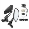 Universal Motorcycle Rearview Mirror Easy to Clean Anti-Glare Modification Side Mirror for Scooter E-Bike Long Trip