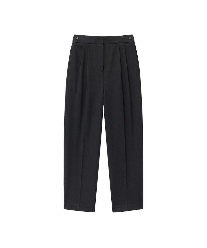 IOLO Women'S Double-Pleated Carrot Pants_Black