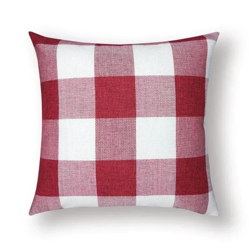 6 Colors Comfortable Sofa Cushion Cover Plaid Pattern Pillow Case Cover European Modern Pillow Cushion Cases for Home Bed,Sofa