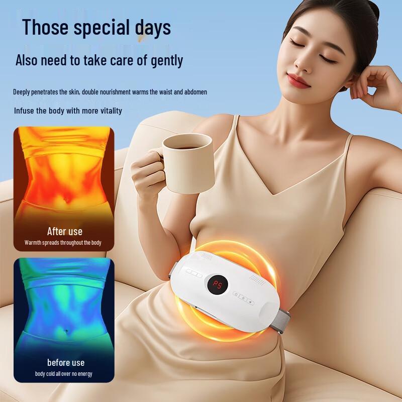 Auxiliary Waist Massager with Heat and Red Light CN plug (adapter included)
