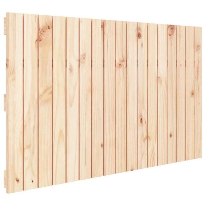 824823 vidaXL Tête de lit murale 108x3x60 cm Bois massif de pin
