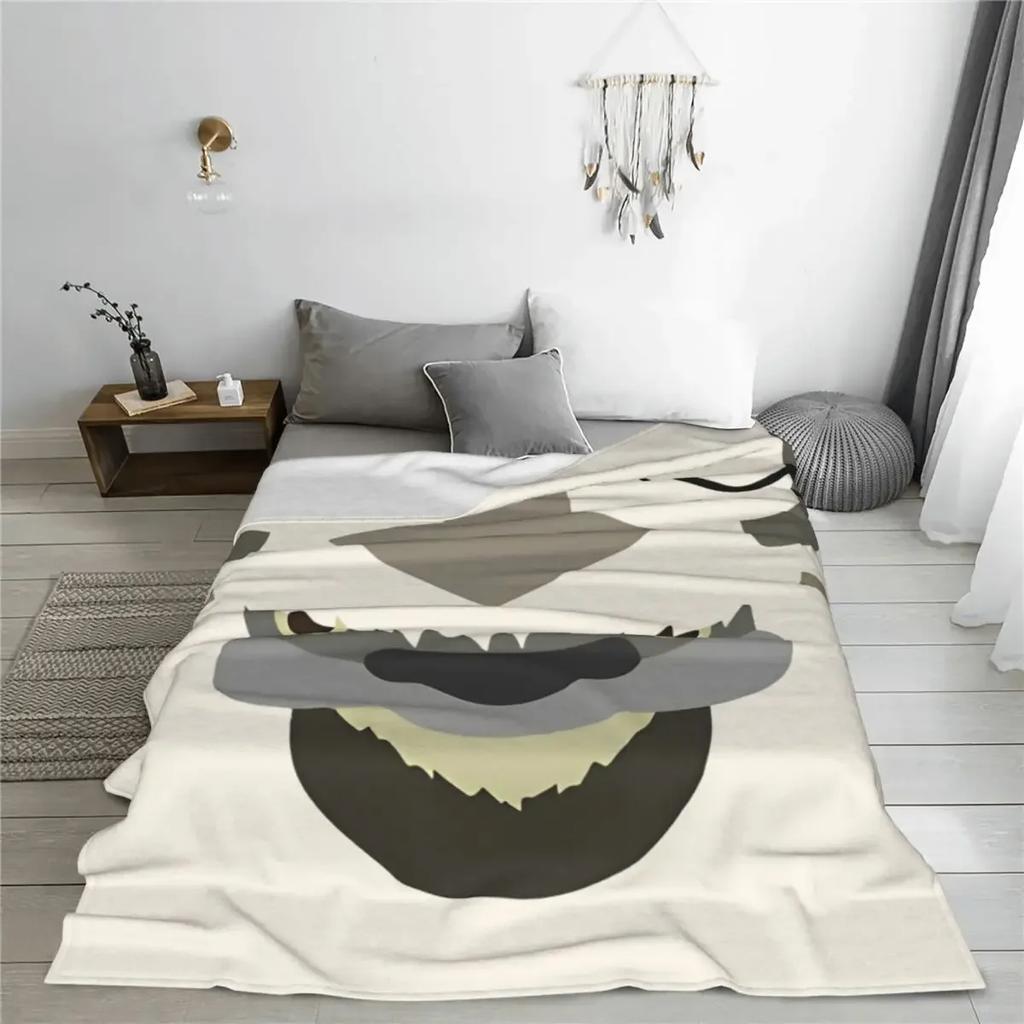 Stylish Appa Avatar The Last Airbender Blanket Lightweight Thin Velvet Comfortable Throw Blanket Machine Washable