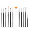 15pcs DIY Nail Art Manicure Pen Tool Kit Dotting Line Drawing Painting Brush Set