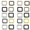 5pcs Square Shape Spring Ring Buckles 27*24mm Snap Clasp Clip New Carabiner  Purses Handbags Buckles