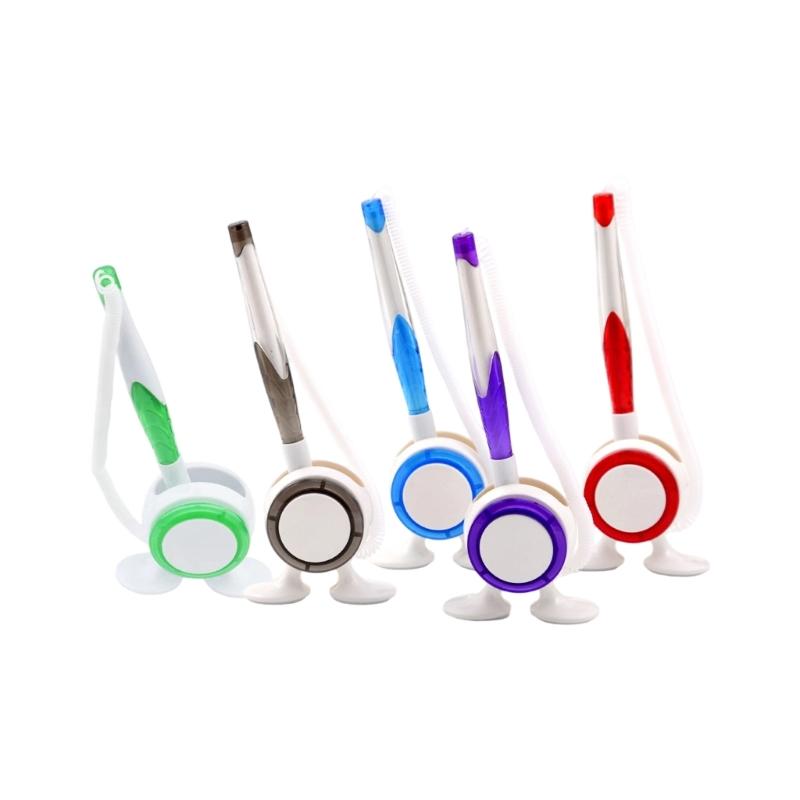 5Pcs Counter Service Pen Ballpoint Pen Reception Service Pen Signature Pen with Base Wedding Guest Sign Pen for Bank 1